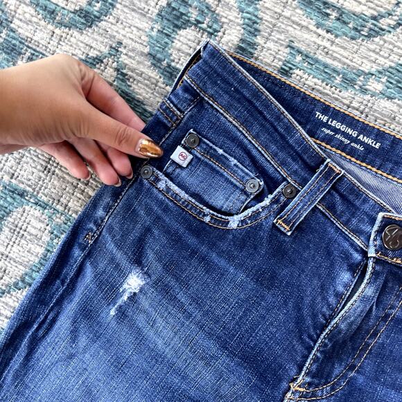 AG Adriano Goldschmied The Legging Ankle Super Skinny Jeans - Size 26R - Picture 4 of 10